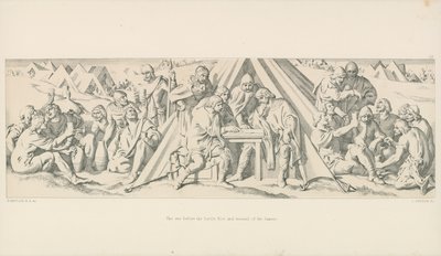 The Eve before the Battle. Riot and Wassail of the Saxons by Daniel Maclise